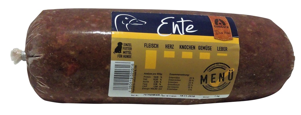 1000g Frischfleisch Menü