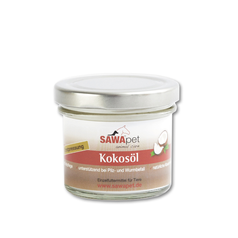 Kokosöl aus Erstpressung 125ml Glas