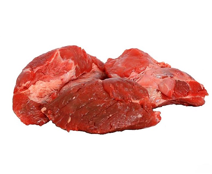 2kg stückiges Rindfleisch ohne Knochen